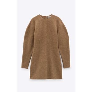 NWT! ZARA Premium Wool Capsule Collection Fall Dress || Medium